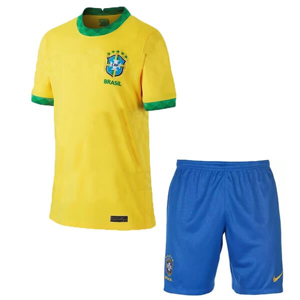 Camiseta Brasil 1ª Niño 2020 Amarillo